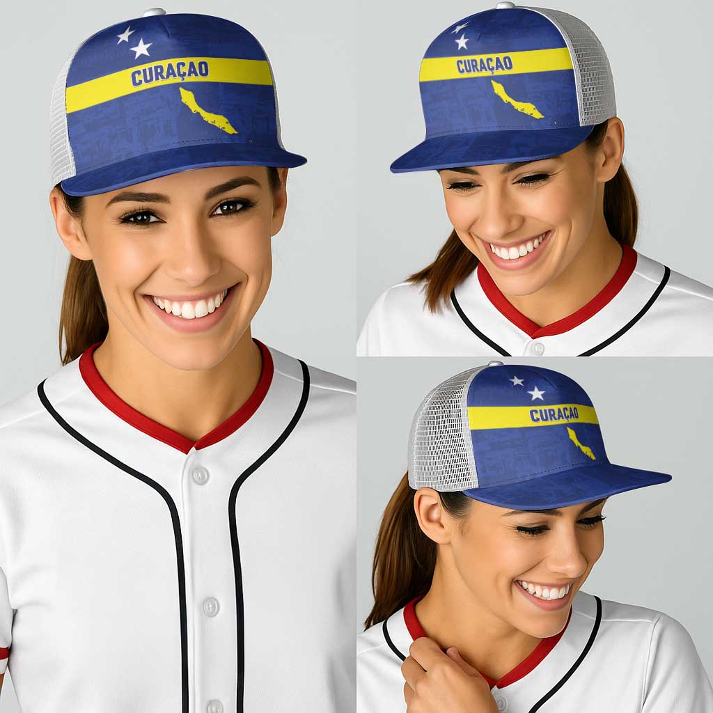 Curacao Football 2026 Baseball Net Cap Road to Glory
