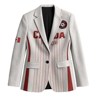 Custom Canada Soccer 2026 Blazer True North Takes the Pitch - White