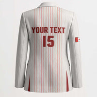 Custom Canada Soccer 2026 Blazer True North Takes the Pitch - White