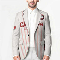 Custom Canada Soccer 2026 Blazer True North Takes the Pitch - White