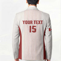 Custom Canada Soccer 2026 Blazer True North Takes the Pitch - White