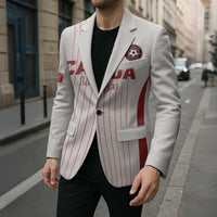 Custom Canada Soccer 2026 Blazer True North Takes the Pitch - White