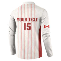 Custom Canada Soccer 2026 Button Sweatshirt True North Takes the Pitch - White