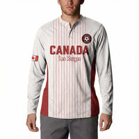 Custom Canada Soccer 2026 Button Sweatshirt True North Takes the Pitch - White