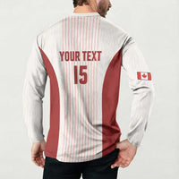 Custom Canada Soccer 2026 Button Sweatshirt True North Takes the Pitch - White