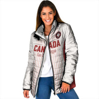 Custom Canada Soccer 2026 Padded Jacket True North Takes the Pitch - White