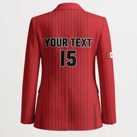 Custom Canada Soccer 2026 Blazer True North Takes the Pitch - Red