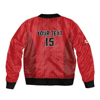Custom Canada Soccer 2026 Bomber Jacket True North Takes the Pitch - Red