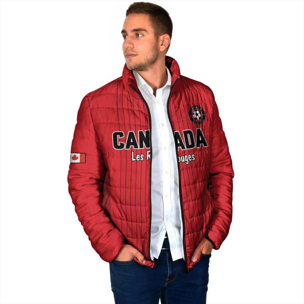Custom Canada Soccer 2026 Padded Jacket True North Takes the Pitch - Red
