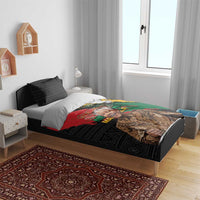 Nelson Mandela International Day Bedding Set African Pattern Grunge Style - Wonder Print Shop