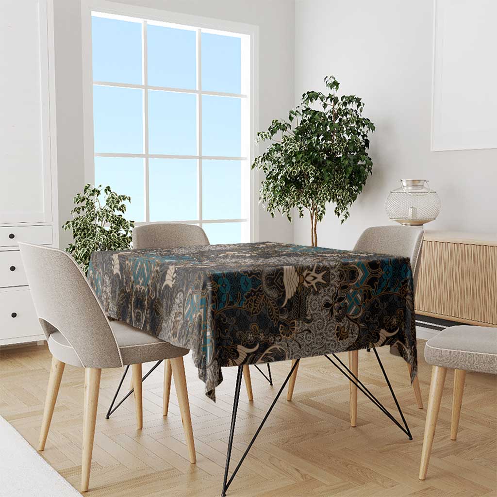 Madiba Nelson Mandela Tablecloth Indonesia Batik Black - Wonder Print Shop