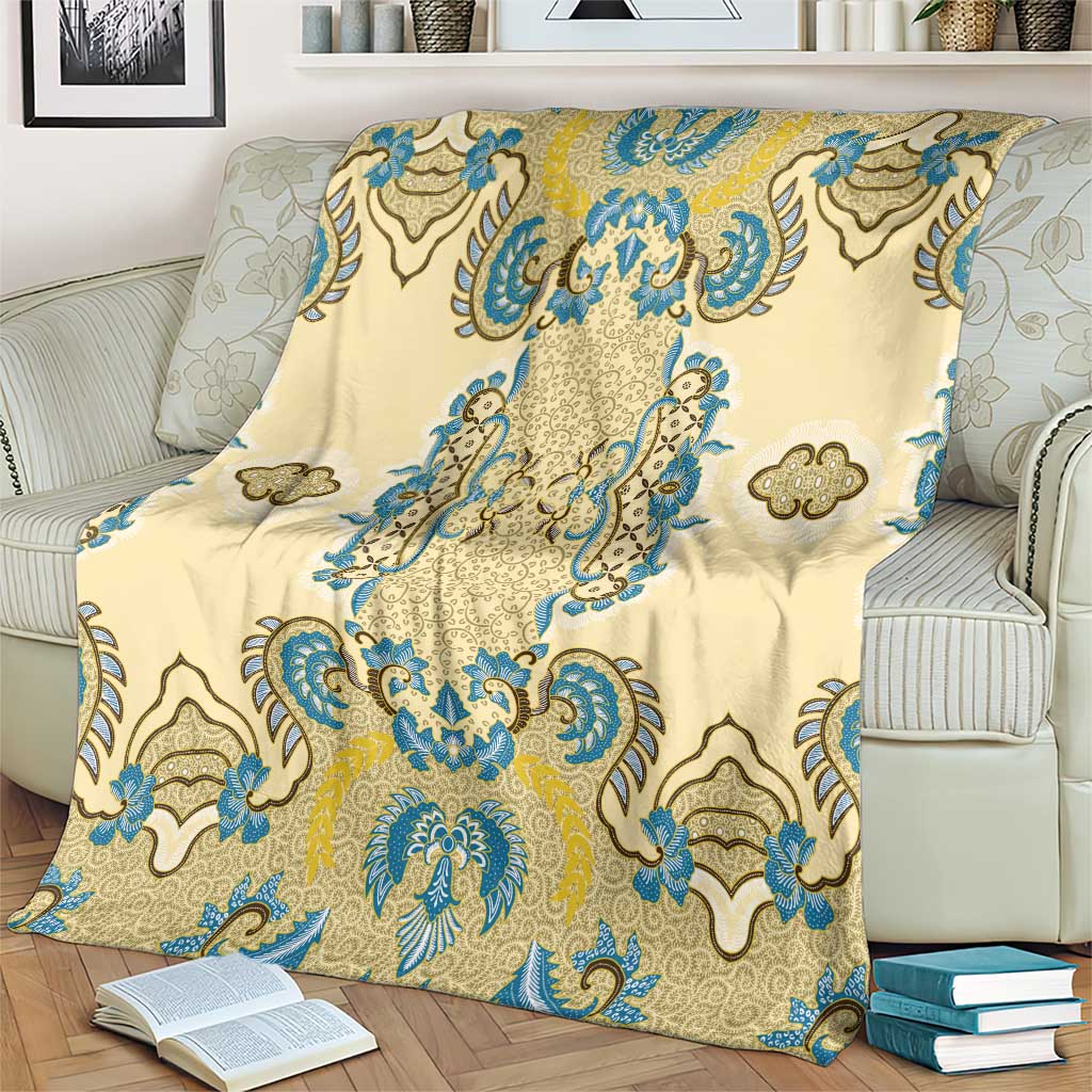 Madiba Nelson Mandela Blanket Indonesia Batik Yellow Bule - Wonder Print Shop