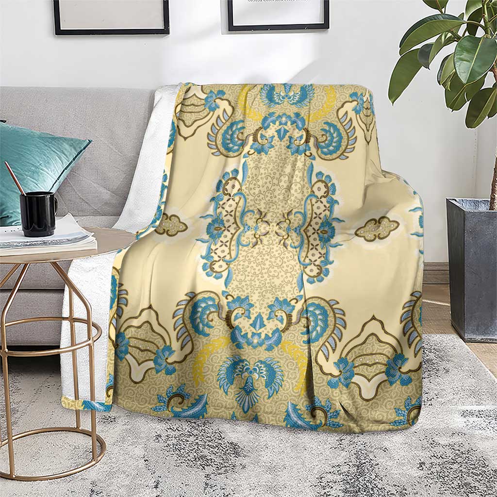 Madiba Nelson Mandela Blanket Indonesia Batik Yellow Bule - Wonder Print Shop
