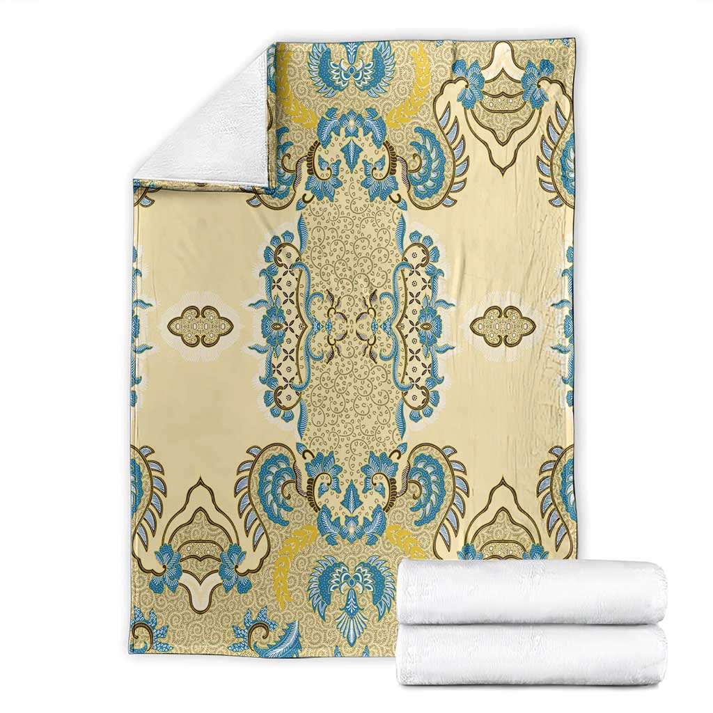 Madiba Nelson Mandela Blanket Indonesia Batik Yellow Bule - Wonder Print Shop