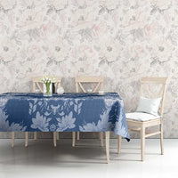 Indonesia Javanese Batik Tablecloth Nelson Mandela Madiba Blue - Wonder Print Shop