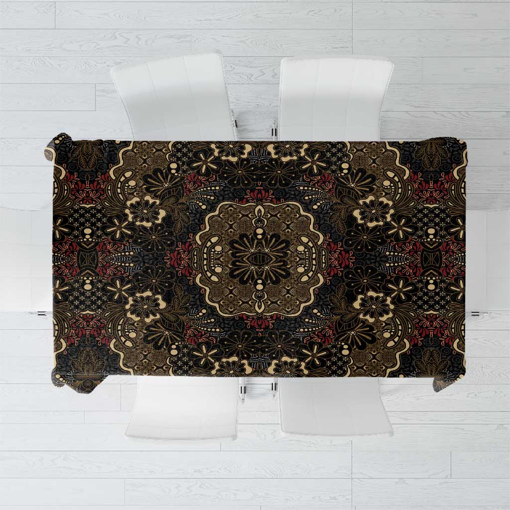 Indonesia Javanese Batik Tablecloth Nelson Mandela Madiba Vintage Style - Wonder Print Shop
