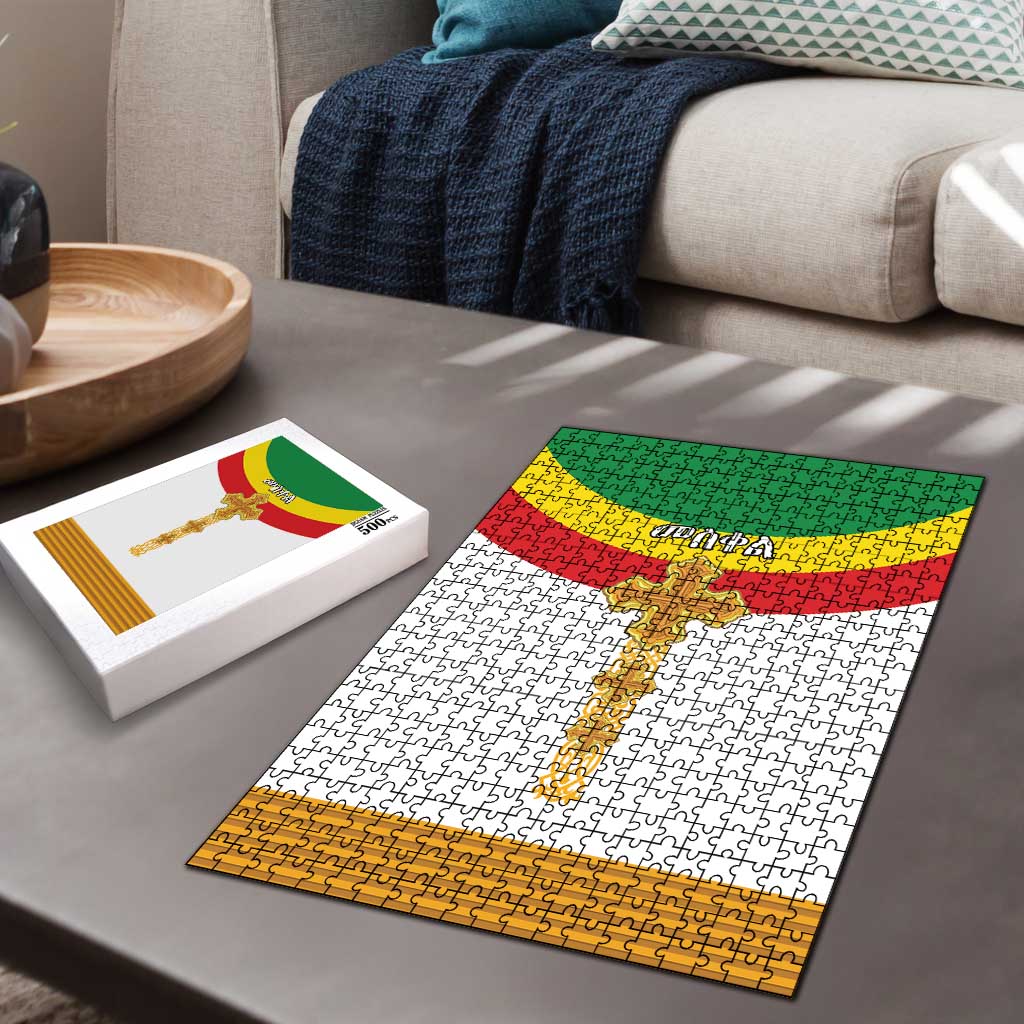 Ethiopia Meskel Puzzle Ethiopian Cross - Wonder Print Shop
