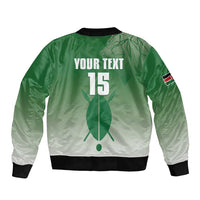 Custom Kenya Football Bomber Jacket Go Champions Harambee Stars - Wonder Print Shop