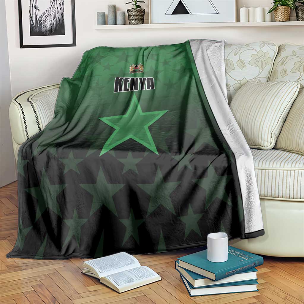 Kenya Football Blanket Go Harambee Stars - Green Jersey - Wonder Print Shop