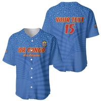 Custom DR Congo Football Baseball Jersey Come On Les Léopards - Wonder Print Shop