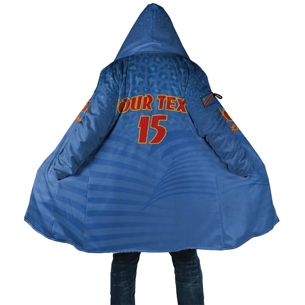 Custom DR Congo Football Cloak Come On Les Léopards - Wonder Print Shop