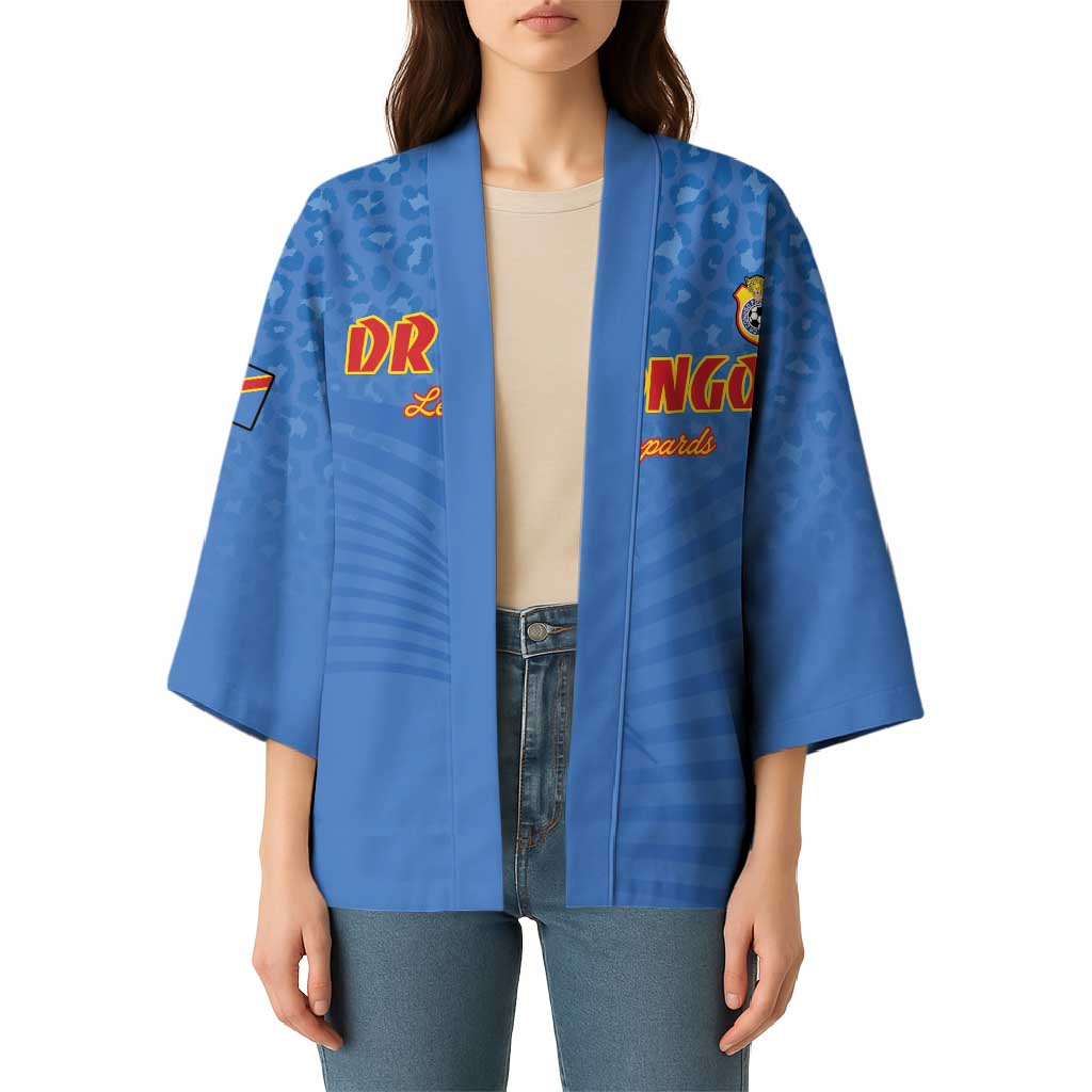 Custom DR Congo Football Kimono Come On Les Léopards - Wonder Print Shop