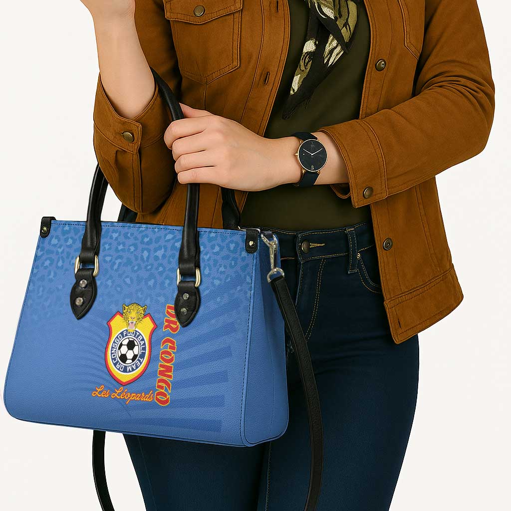 DR Congo Football Leather Bag Come On Les Léopards - Wonder Print Shop