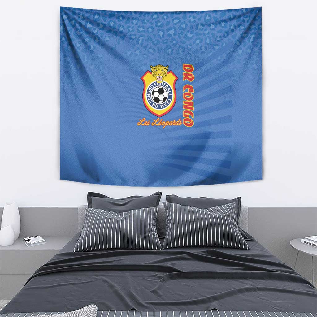 DR Congo Football Tapestry Come On Les Léopards - Wonder Print Shop