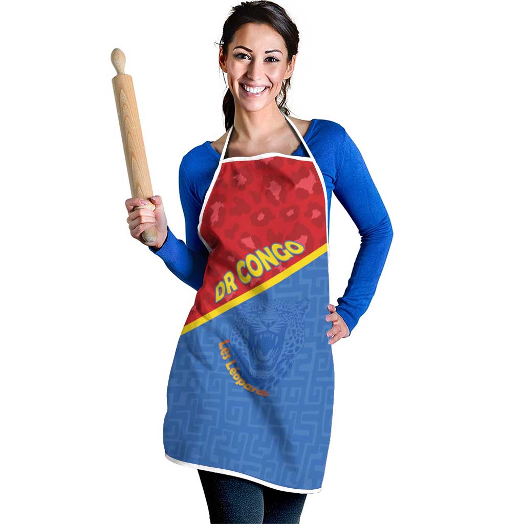 DR Congo Football Apron Allez Les Léopards - Wonder Print Shop