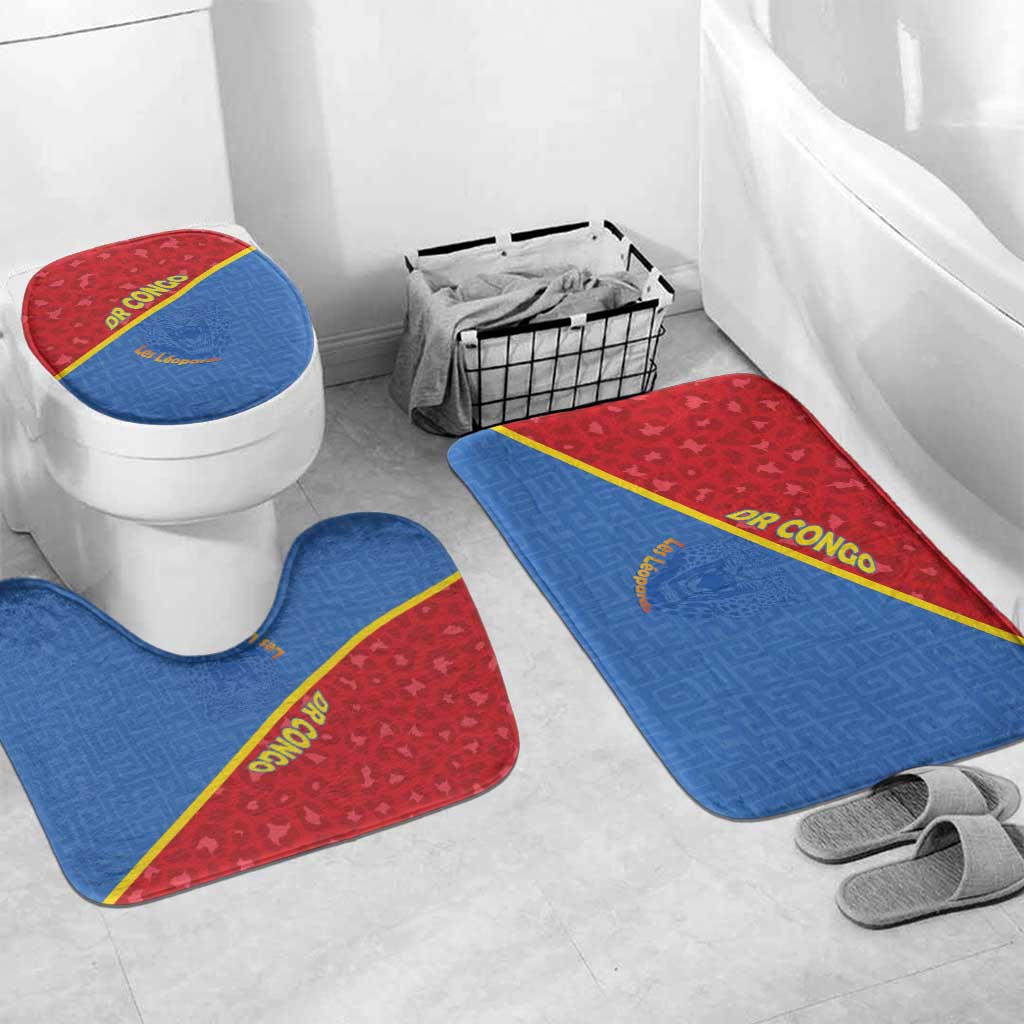 DR Congo Football Bathroom Set Allez Les Léopards - Wonder Print Shop