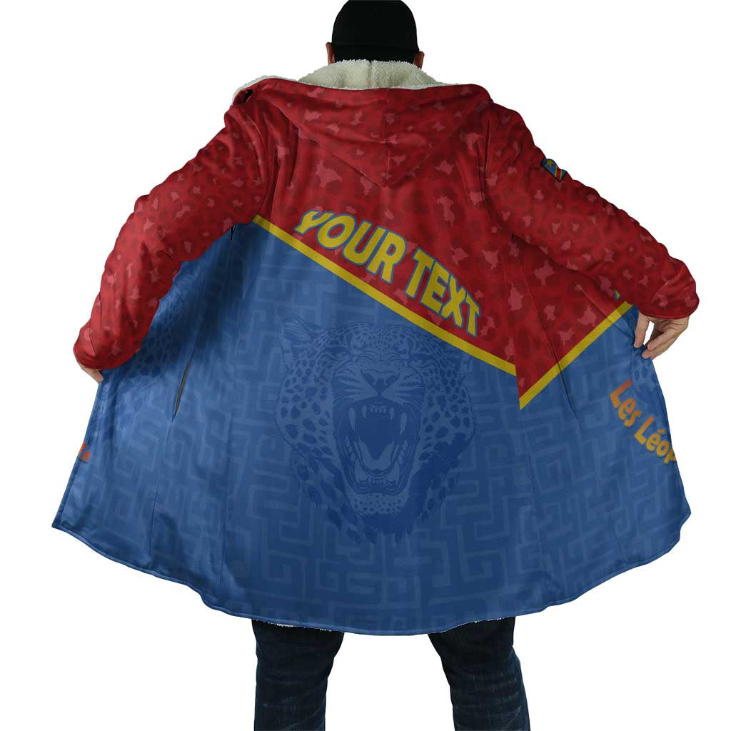 Custom DR Congo Football Cloak Allez Les Léopards - Wonder Print Shop