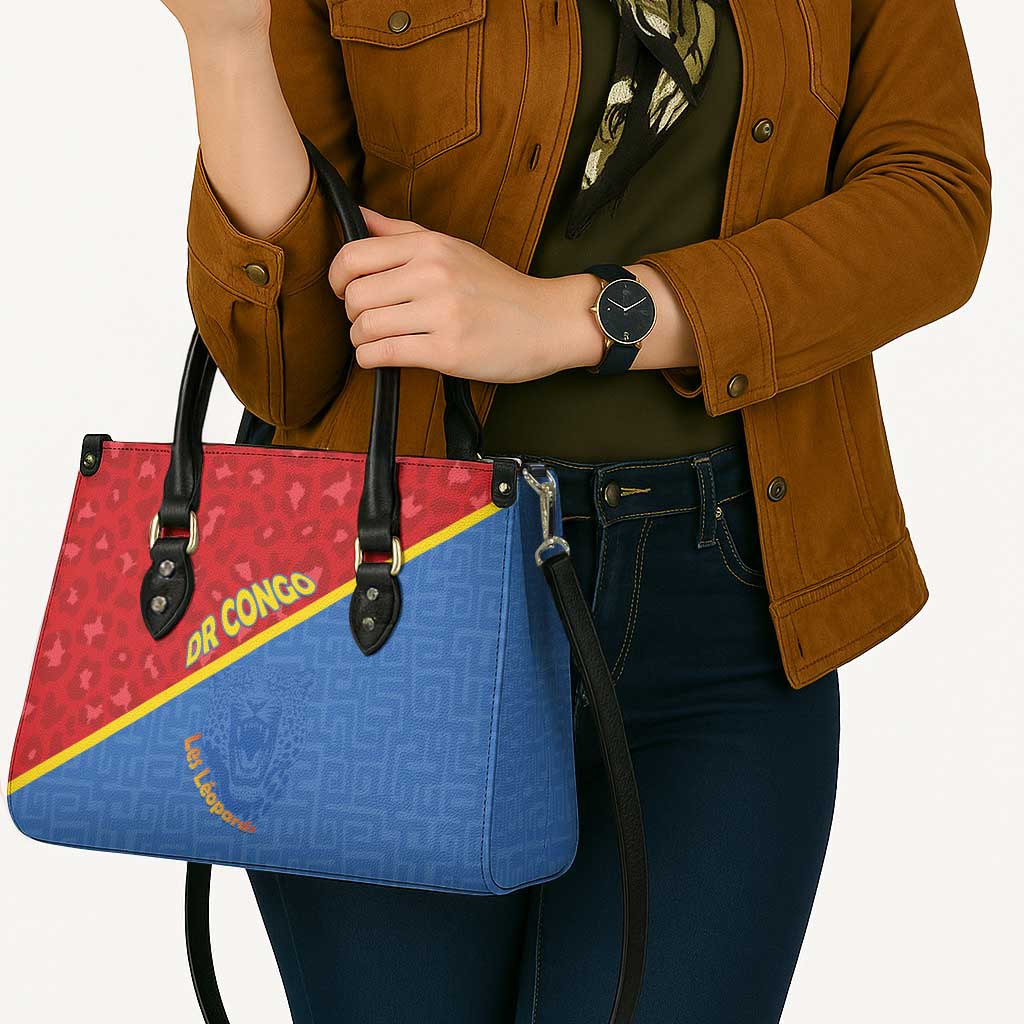 DR Congo Football Leather Bag Allez Les Léopards - Wonder Print Shop