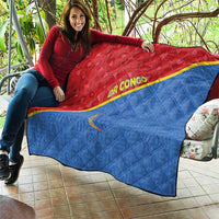 DR Congo Football Quilt Allez Les Léopards - Wonder Print Shop