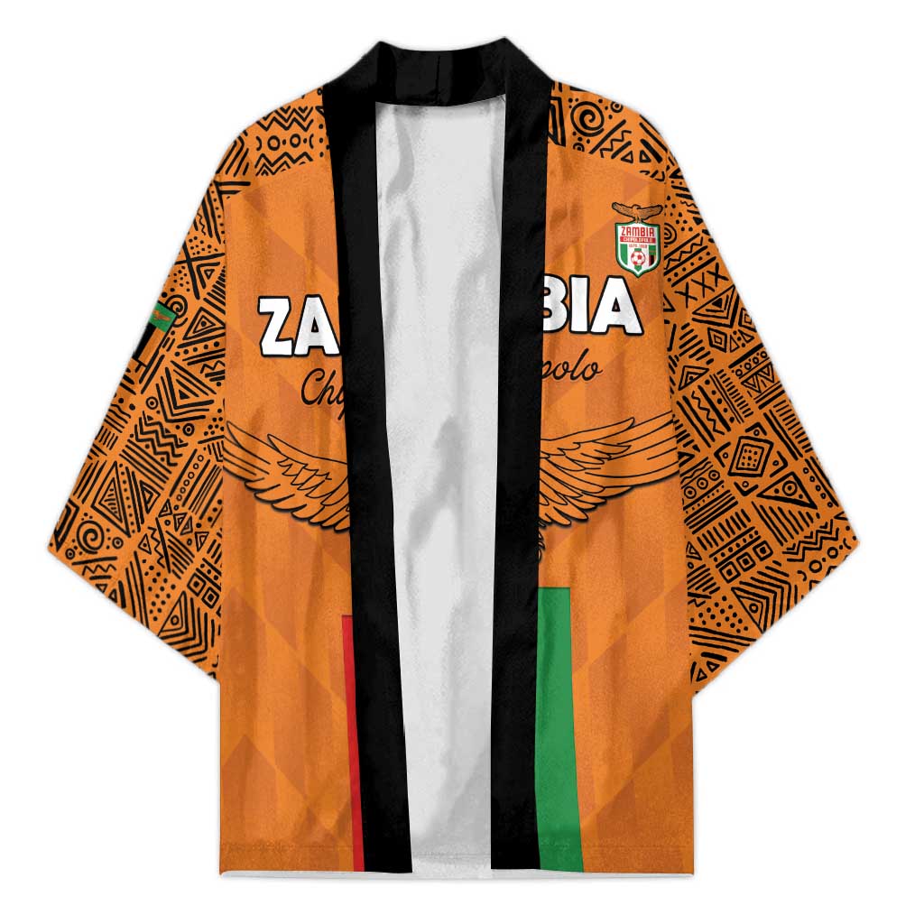 Custom Zambia Football Kimono Go Chipolopolo Go - Wonder Print Shop