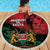 Kenya Independence Day Beach Blanket 61st Anniversary - Coat Of Arms - Wonder Print Shop