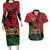 Kenya Independence Day Couples Matching Long Sleeve Bodycon Dress and Hawaiian Shirt 61st Anniversary - Coat Of Arms - Wonder Print Shop