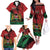 Kenya Independence Day Family Matching Off The Shoulder Long Sleeve Dress and Hawaiian Shirt 61st Anniversary - Coat Of Arms - Wonder Print Shop