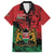 Kenya Independence Day Family Matching Off The Shoulder Long Sleeve Dress and Hawaiian Shirt 61st Anniversary - Coat Of Arms - Wonder Print Shop