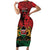 Kenya Independence Day Family Matching Short Sleeve Bodycon Dress and Hawaiian Shirt 61st Anniversary - Coat Of Arms - Wonder Print Shop