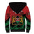 Kenya Independence Day Sherpa Hoodie 61st Anniversary - Coat Of Arms - Wonder Print Shop