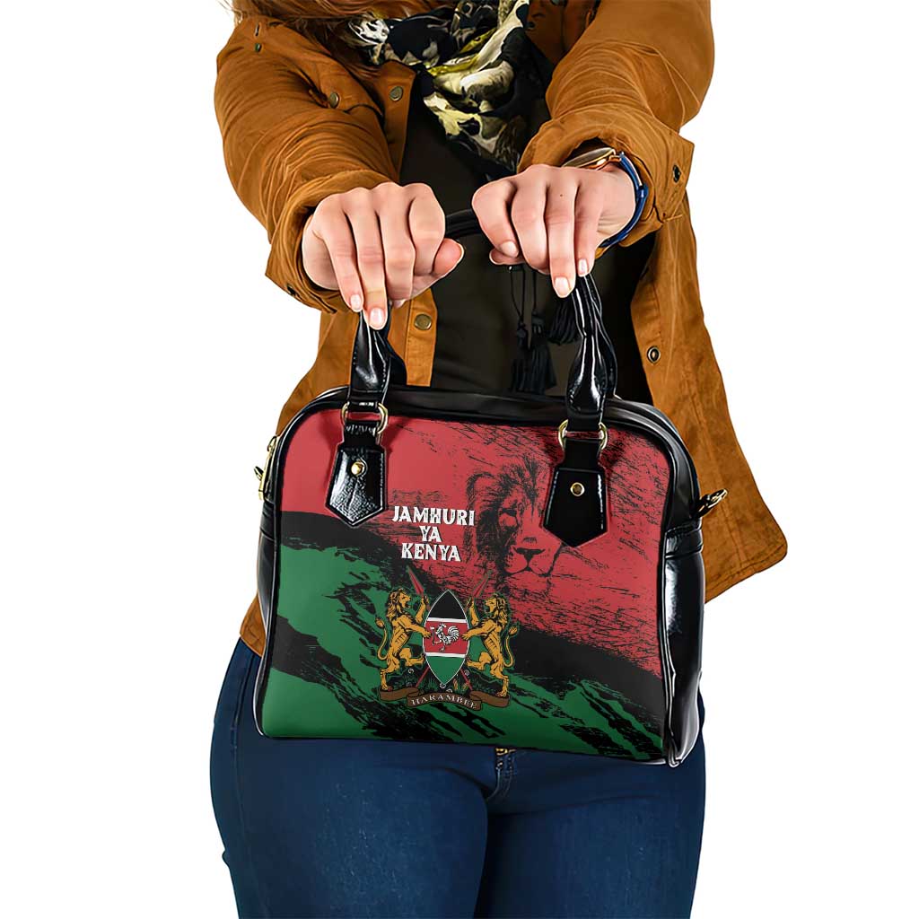 Kenya Independence Day Shoulder Handbag 61st Anniversary - Coat Of Arms