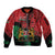 Kenya Independence Day Sleeve Zip Bomber Jacket 61st Anniversary - Coat Of Arms - Wonder Print Shop