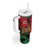 Kenya Independence Day Tumbler With Handle 61st Anniversary - Coat Of Arms - Wonder Print Shop