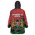 Kenya Independence Day Wearable Blanket Hoodie 61st Anniversary - Coat Of Arms - Wonder Print Shop