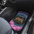 Personalised Kenya Lilac Breasted Roller Car Mats Mix Maasai Shield With Orchid Flower - Wonder Print Shop