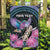 Personalised Kenya Lilac Breasted Roller Garden Flag Mix Maasai Shield With Orchid Flower - Wonder Print Shop