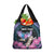 Personalised Kenya Lilac Breasted Roller Grocery Bag Mix Maasai Shield With Orchid Flower