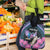 Personalised Kenya Lilac Breasted Roller Grocery Bag Mix Maasai Shield With Orchid Flower