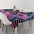 Personalised Kenya Lilac Breasted Roller Tablecloth Mix Maasai Shield With Orchid Flower - Wonder Print Shop