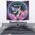 Personalised Kenya Lilac Breasted Roller Tapestry Mix Maasai Shield With Orchid Flower